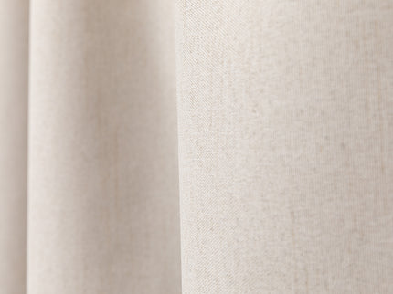 Luxe Gordijnen 100% Verduisterend - Haken - Crème