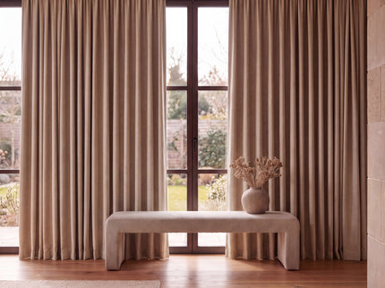 Luxe Gordijnen 100% Verduisterend - Haken - Zand