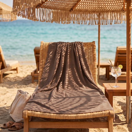 Luxe Strandlaken 100% Katoen - Taupe