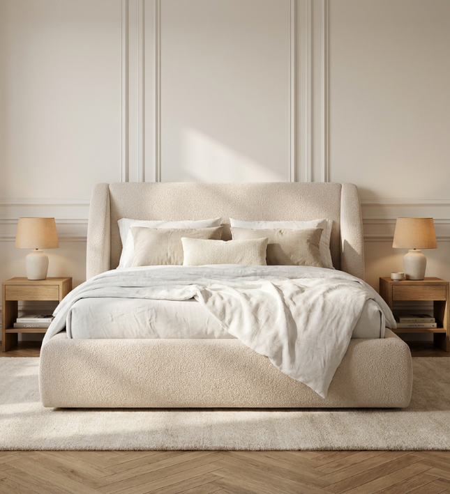 Boxspring met Opbergruimte - Milano - Beige