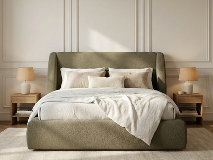 Boxspring met Opbergruimte - Milano - Groen