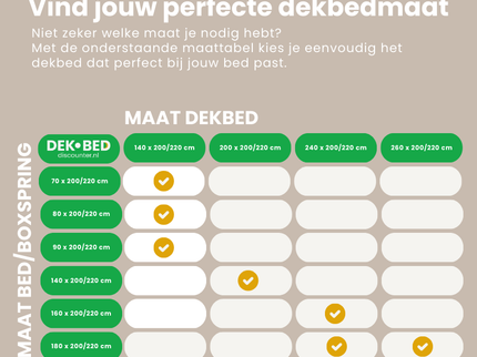 Easy Dekbed Zonder Overtrek - Japandi Waves - Taupe