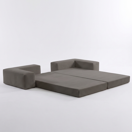 Slaapbank – Fluffy Rib Antraciet