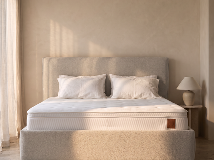 Boxspring met opbergruimte Modena - Beige