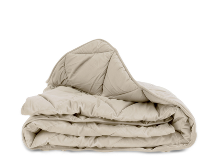 Lazy Dekbed Zonder Overtrek - Velvet - Taupe/Grijs
