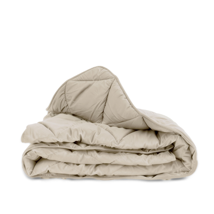 Kids Lazy Dekbed Zonder Overtrek - Velvet - Taupe/Grijs