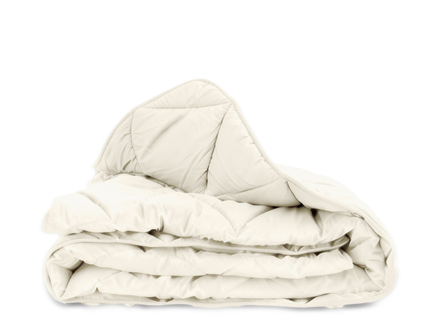 Lazy Dekbed Zonder Overtrek - Velvet - Beige/Off White
