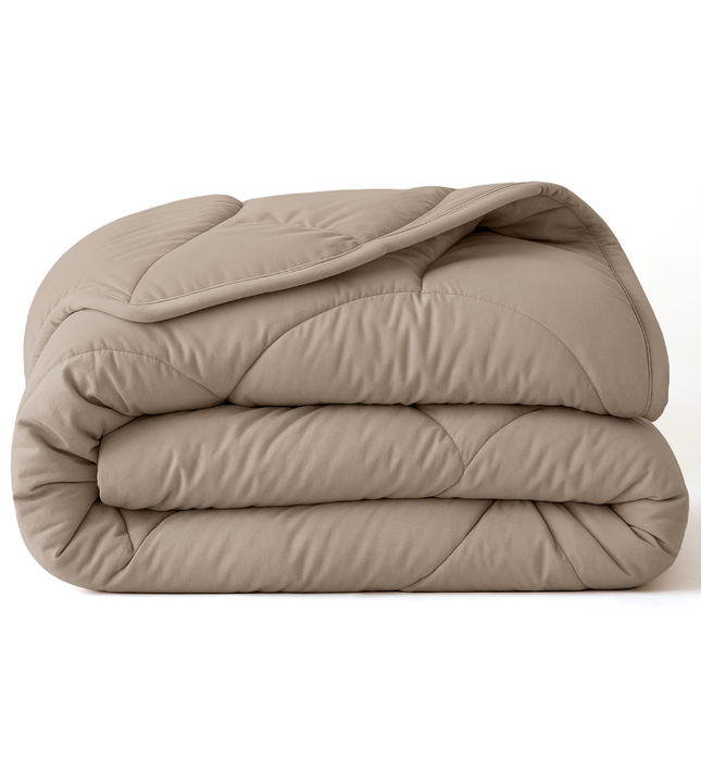 Lazy Dekbed Zonder Overtrek - Uni - Taupe