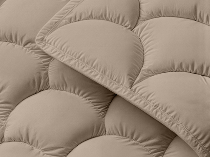 Lazy Dekbed Zonder Overtrek - Uni - Taupe