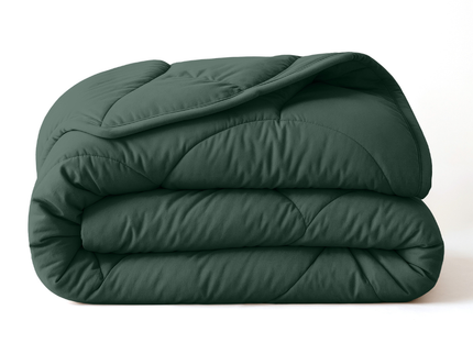 Lazy Dekbed Zonder Overtrek - Uni - Donkergroen