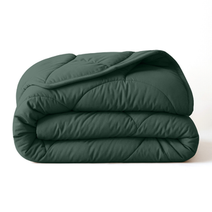 Lazy Dekbed Zonder Overtrek - Uni - Donkergroen