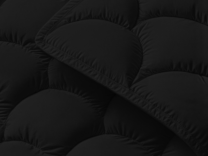 Lazy Dekbed Zonder Overtrek - Uni - Zwart