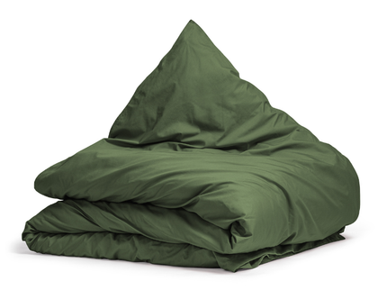 Dekbedovertrek Percale Katoen Uni - Groen