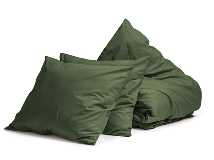 Dekbedovertrek Percale Katoen Uni - Groen