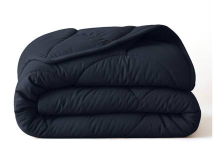 Lazy Dekbed Zonder Overtrek - Uni - Antraciet / Navy