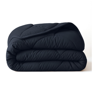 Lazy Dekbed Zonder Overtrek - Uni - Antraciet / Navy