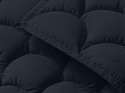 Lazy Dekbed Zonder Overtrek - Uni - Antraciet / Navy