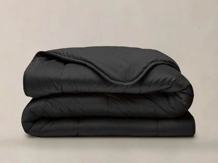 Lazy Dekbed Zonder Overtrek - Velvet - Zwart