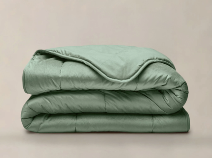 Lazy Dekbed Zonder Overtrek - Velvet - Groen