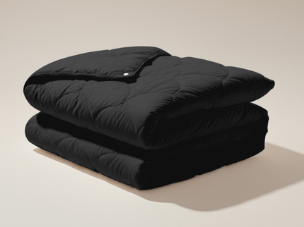 Easy Dekbed Zonder Overtrek - 4 Seizoenen - Zwart