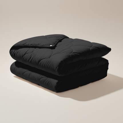 Easy Dekbed Zonder Overtrek - 4 Seizoenen - Zwart