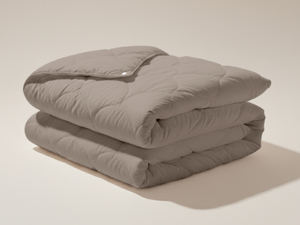 Easy Dekbed Zonder Overtrek - 4 Seizoenen - Taupe