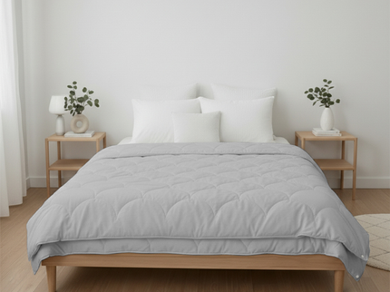 Easy Dekbed Zonder Overtrek - 4 Seizoenen - Grijs