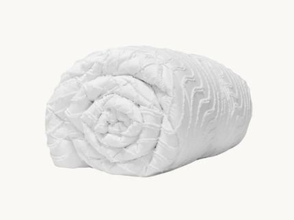 Easy Dekbed Zonder Overtrek - Japandi Waves - Wit