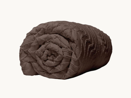 Easy Dekbed Zonder Overtrek -  Japandi Waves - Bruin