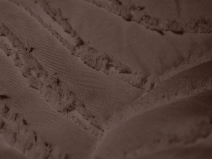 Easy Dekbed Zonder Overtrek -  Japandi Waves - Bruin