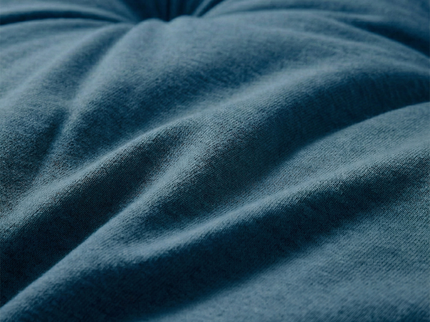 Easy Dekbed Zonder Overtrek Jersey Melange - Blauw