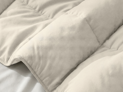 Lazy Dekbed Zonder Overtrek - Percale Katoen - Beige