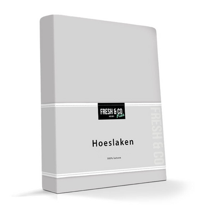 Kinder Hoeslaken - Katoen Jersey Stretch - Grijs