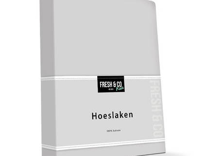 Kinder Hoeslaken - Katoen - Grijs