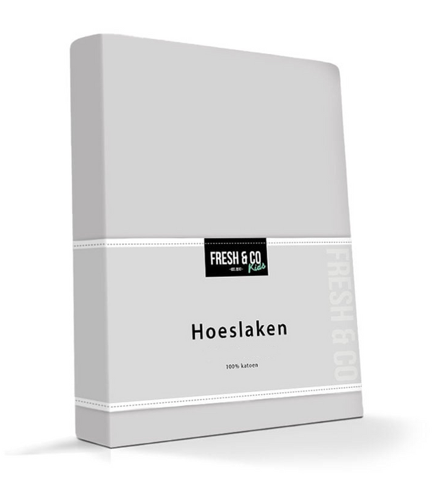 Kinder Hoeslaken - Katoen - Grijs