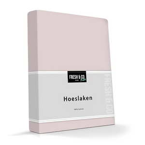 Kinder Hoeslaken - Katoen - Roze