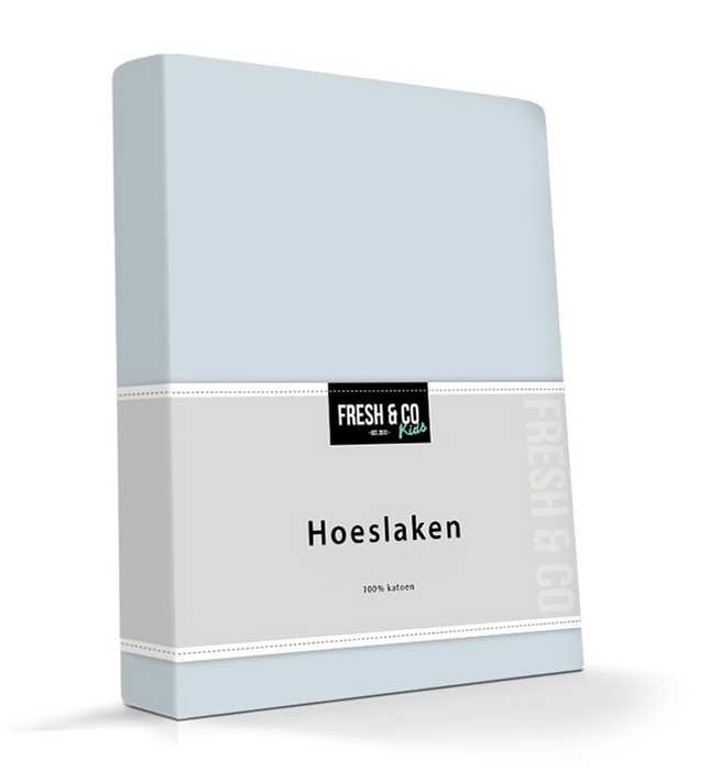 Kinder Hoeslaken - Katoen - Blauw