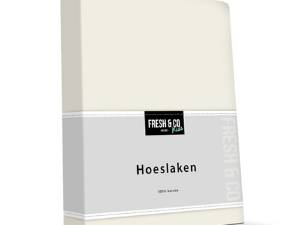 Kinder Hoeslaken - Katoen - Creme