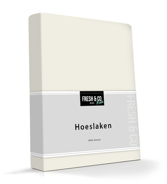 Kinder Hoeslaken - Katoen - Creme