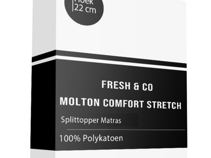 Molton Hoeslaken - Comfort Stretch - Splittopper