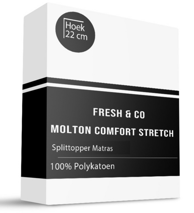 Molton Hoeslaken - Comfort Stretch - Splittopper