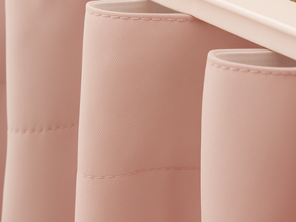 Gordijnen Verduisterend & Isolerend - Haken of Ringen - Oud Roze