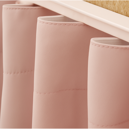 Gordijnen Verduisterend & Isolerend - Haken of Ringen - Oud Roze