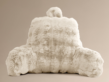 Kussen Bedsteun Pompom - Beige