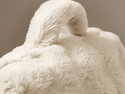 Kussen Bedsteun Pompom - Beige