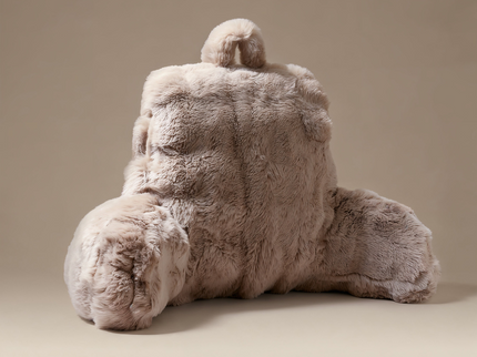 Kussen Bedsteun Pompom - Taupe