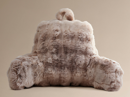 Kussen Bedsteun Pompom - Taupe