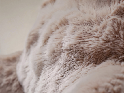 Kussen Bedsteun Pompom - Taupe