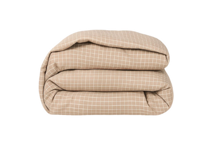 Easy Dekbed Squares - Taupe