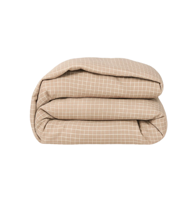 Easy Dekbed Squares - Taupe